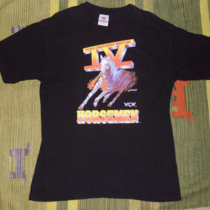 Mens  WCW Wrestling Horsemen vintage black tee XL